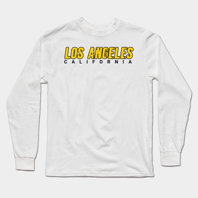 Los angeles Long Sleeve T-Shirt by Kuturupiah